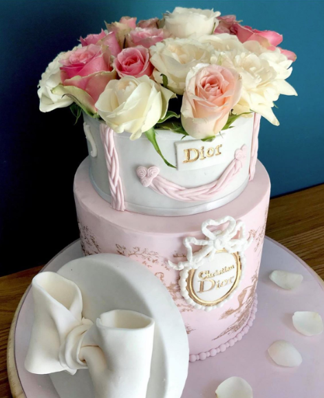 Christian Dior handbag cake | Christian Dior cake made with … | Flickr