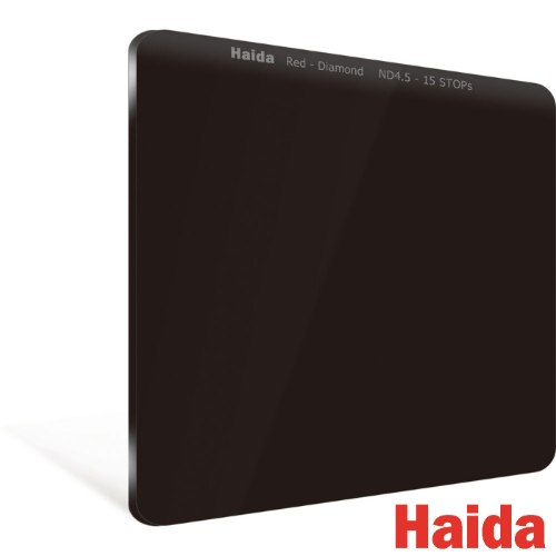 Haida 100x100mm Red-Diamond ND 4.5 Filter 15 Stop פילטר 15 סטופים ND מרובע זכוכית מחוזקת ציפוי מיוחד