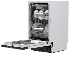 מדיח כלים אינטגראלי צר 10 מערכות כלים Midea WQP8-W7704M/6473