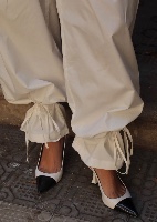 Pure Tie Baloon Pants
