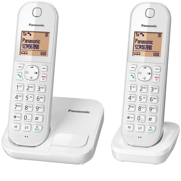 Panasonic טלפון אלחוטי + שלוחה אחת דגם KXTGC412MBW