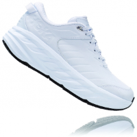 Hoka Bondi SR נעלי ספורט הוקה בונדי אס-אר עור בצבע לבן | נשים | HOKA | הוקה