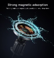 מעמד רכב למזגן משולב טעינה אלחוטית Magsafe למכשירי אייפון Yesido C190