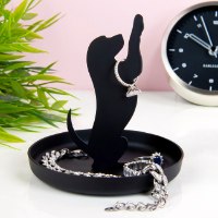 ארגונית מתכת לטבעות ותכשיטים כלבלב Puppy - מארז לא מושלם