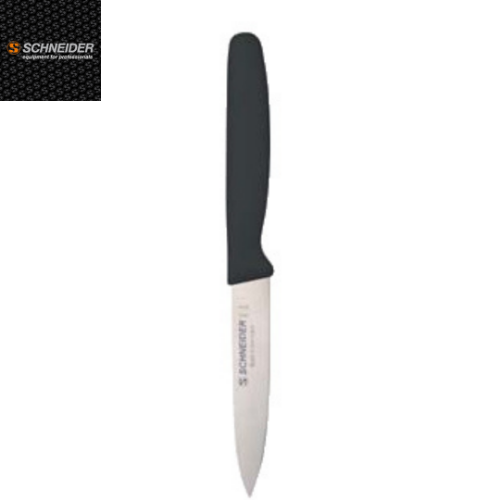 סכין ירקות שפיץ עגול 11 ס"מ שחור