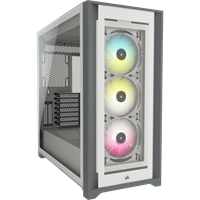 מארז מחשב Corsair iCUE 5000X RGB Smart TG White