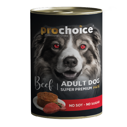 פרוצ'וייס מזון רטוב לכלבים בקר 400 גרם