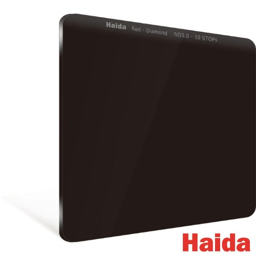 Haida 150x150mm Red-Diamond ND 3.0 Filter (10 Stop) פילטר 10 סטופ ND מרובע זכוכית מחוזקת ציפוי מיוחד