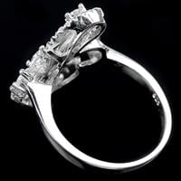טבעת כסף משובצת זרקונים RG9041 | תכשיטי כסף 925
