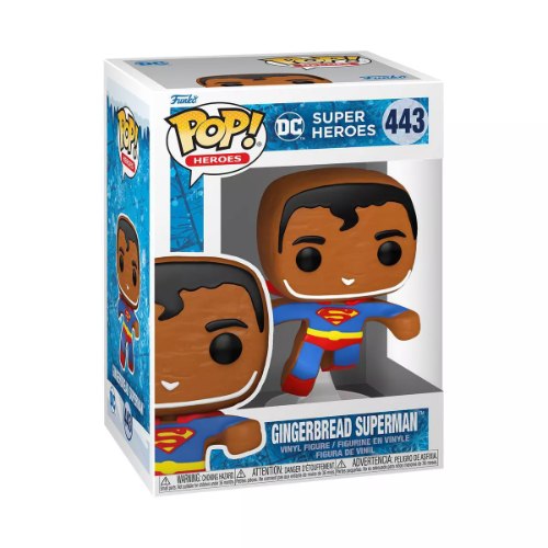 בובת פופ #443 Funko POP! Heroes: DC Super Heroes - Gingerbread Superman