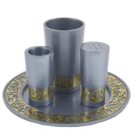 סט הבדלה מגזרת מתכת רימונים