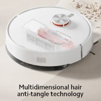 שואב שוטף רובוטי שיאומי דגם Xiaomi Robot Vacuum S40 בצבע לבן