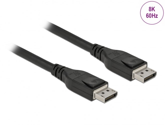 כבל מסך אקטיבי Delock Active DisplayPort 1.4 Cable 8K 60 Hz 10 m