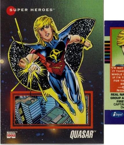 קלף בודד מארוול marvel - quasar - Universe Series 3 - 2
