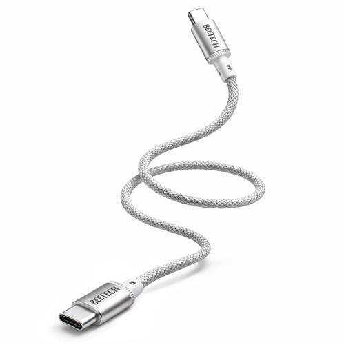 כבל שזור PD Type-C באורך 1 מטר דגם Shielded מבית BeeTech