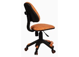 כיסא משרדי - BUROCRAT KD-4-F - כתום ג'ירף