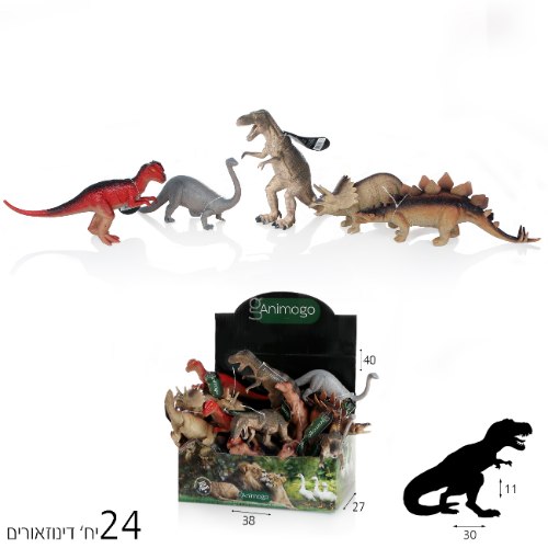 חיות Animogo דינוזאורים 12 אינצ'