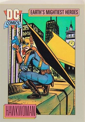 קלף בודד די.סי קומיקס DC Comics - Hawkwoman's Wings and Anti-Gravity Belt - Earth's Mightiest Heroes - 56