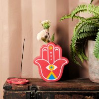 אגרטל חמסה צבעוני Lucky Hand – אדום - מארז לא מושלם