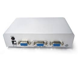 מפצל- VGA - 2 Port VGA Splitter one input two output 250MHz 1920 x 1440 Video cascaded