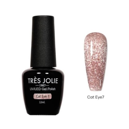 לק ג'ל עין החתול cat eye 7-tres jolie