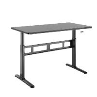 שולחן דגם N04-22D-B מתכוונן בצבע שחור LUMI