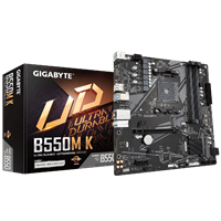 לוח אם Gigabyte B550M K DDR4 for AMD AM4 DP HDMI Micro-Atx