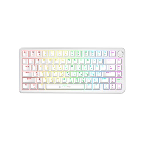 מקלדת מכאנית לגיימינג Miracase MMCK300 RGB עם כפתור שליטה וחיבור חוטי