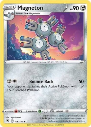 קלף בודד single פוקימון - MAGNETON - Astral Radiance - 106/189 - REVERSE HOLO - אנגלית