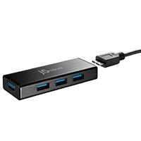 רכזת USB j5create USB-A 3.0 עם 4 יציאות