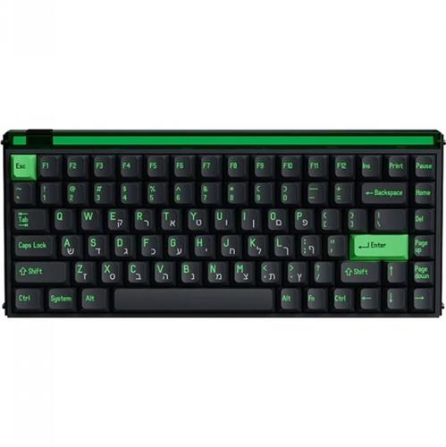 מקלדת גיימינג MelGeek MADE84 Pro שחור-ירוק
