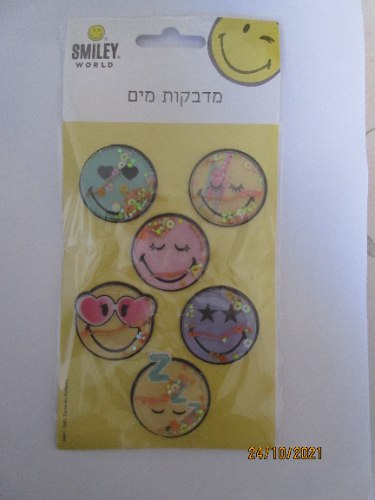 מדבקות מים דיסני דגם SMILEY סמילי