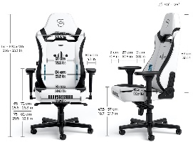 כיסא HERO ST Stormtrooper Edition – תמונה עם כל המידות להתאמה אישית