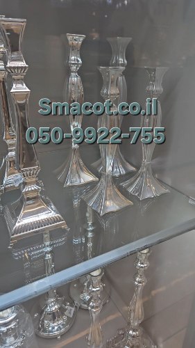 פמוטי הינומה מכסף טהור 925