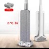 גדול 36 ס״מ - 2 מטליות - מגב הפלא 360° לניקוי רצפות MagicMop