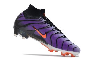 נעלי כדורגל מקצועיות נייק סגול שחור Nike Air Zoom Mercurial Superfly IX Elite FG TN