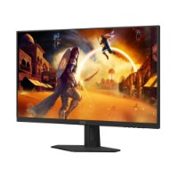 מסך גיימינג 23.8 אינץ' Aoc 24G4ZRE – מסך שחור יחיד מציג סצנת משחק פנטזיה באווירה מדברית