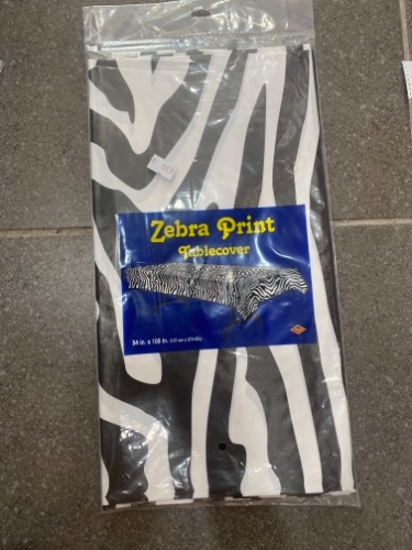 מפה ניילון זברה