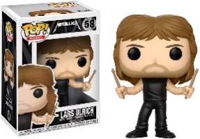 בובת פופ לארס אולריך 58 POP Funko Metalica Lars Ulrich