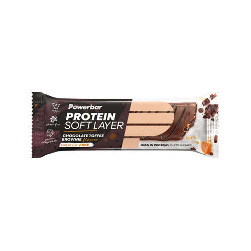 חטיף חלבון טופי שוקולד בראוניס PowerBar Protein Soft Layer Chocolate Toffee Brownie
