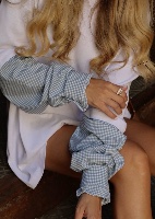 Oversized T-Shirt Mixed Plaids