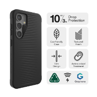 כיסוי ZAGG Lxue ל- Samsung Galaxy S24 צבע שקוף