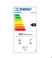מקרר מקפיא עליון - 420 ליטר Hyundai יונדאיHARF-2420I