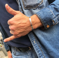צמיד קשיח כסף 925