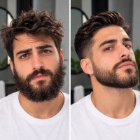 מסרק מחליק ומעצב חשמלי לזקן ולשיער דגם BeardCraft