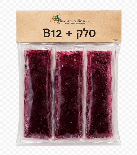 סלק בתוספת ויטמין B12 - אריזה של 12 כוסיות קפואות (כ240 גרם)