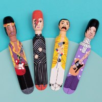 בובת עץ עומדת של המוזיקאי דיוויד בואי David Bowie - סוג ב'