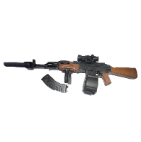 רובה ג'ל חשמלי וידני AK-47 חום 2 מחסניות