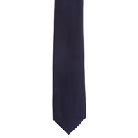 עניבה חלקה כחול כהה