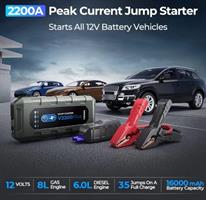 בוסטר התנעה חירום לרכב מבית טופדון כולל פנס LED מובנה